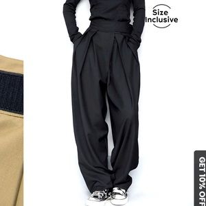 Wide leg trousers ,  worn once